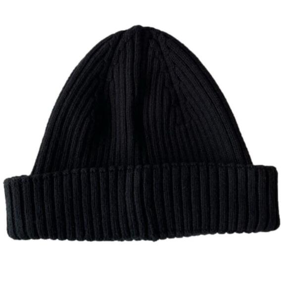 SOLD Zara Rib Knit Hat Medium Black - Picture 4 of 6